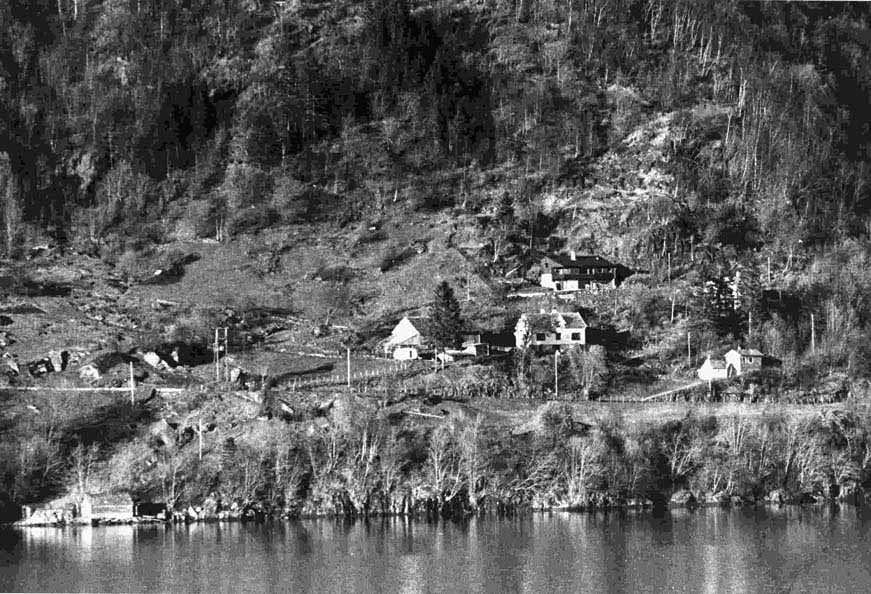 Tunet på Hekland bnr. 1, 1979. Foto: Torbjørn Øvsttun, Dale. 